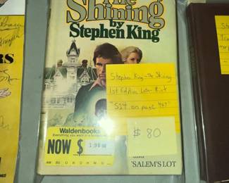 STEPHEN KING "THE SHINING" 1st EDITION