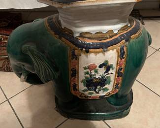 Chinese Elephant Pedestal