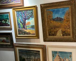 Walls of original art