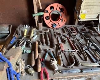 Lots of vintage tools