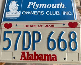 Vintage License Plates
