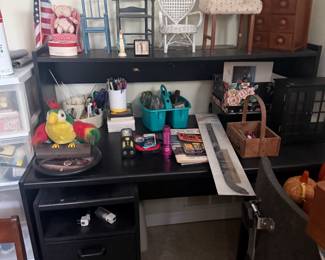 Desk and Crafting supplies
