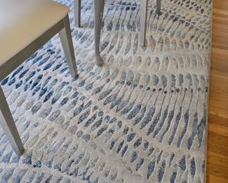 Blue and Grey Rug