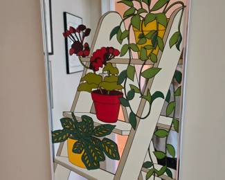70's Painted Mirror