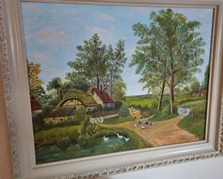 Her mother painted almost all of the artwork in his house