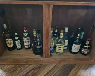 And yes some of the bottles are full