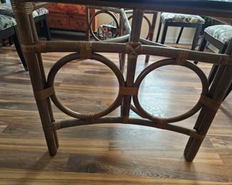 Very nice bamboo, table base for the dining room set