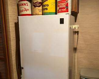 Freezer and Vintage Tins