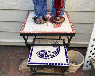Mosaic Outdoor Tables