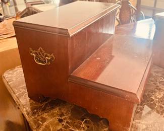 Cherry Colored Bed Step