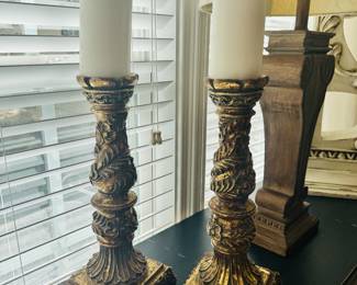Decorative Pillar Candlesticks