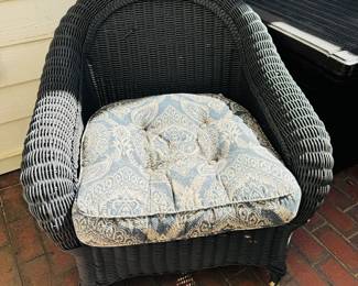 Rattan Woven Outdoor Chair 1 of 2