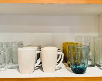 Glasses, Tumblers, Mugs