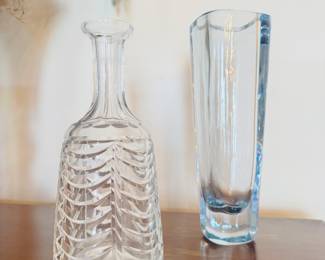 Swedish Vase, Art Deco Decanter