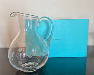 Tiffany & Co. Crystal Water Pitcher
