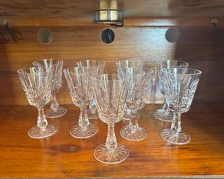 Waterford Crystal Wine Glasses (9)