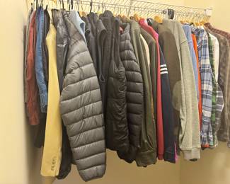 Men's Clothing, Suits and Outerware Size L - XL