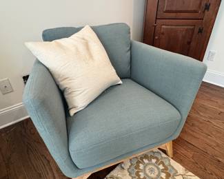 Sea Foam Blue arm Chair