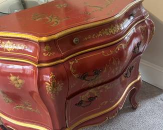 Bombay chest had matching mirror , price 75.00