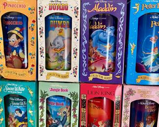 Vintage 1994 Disney Cups (new in box)