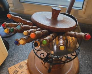 Vintage Fondue Set