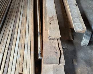There is lots of lumber ~ many sizes and lengths! Most still have the UPC code on the end!