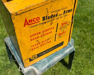 SUPERB Vintage 1950’s Anco Windshield Wiper Display Cabinet.