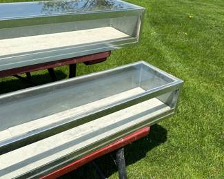 Two OUTSTANDING Ford Motor Company Dealership Display Cabinets!