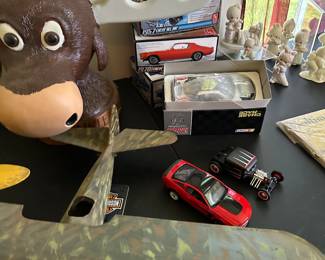 They’re also some nice vintage car, models and diecast cars