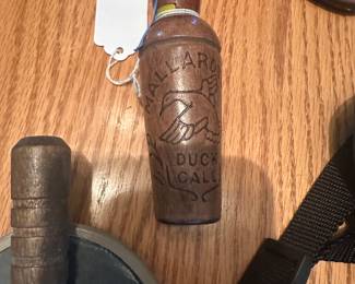 I believe to be a antique handmade duck call