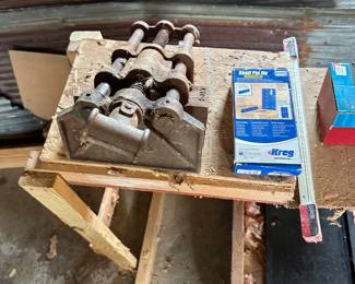 an antique pipe vice bender