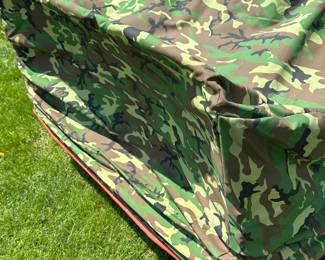 A FANTASTIC LIKE NEW Camo Small Duck Hunting Boat/Sled!