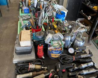 This is 16 feet of air, tools, hand tools, and more!