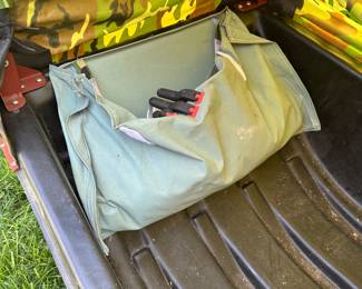 A FANTASTIC LIKE NEW Camo Small Duck Hunting Boat/Sled!