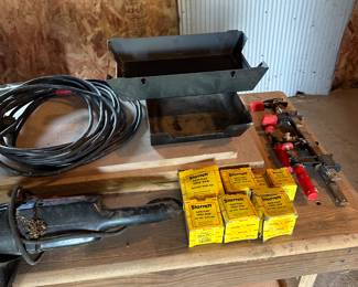 Here’s another tool bench filled with accessories