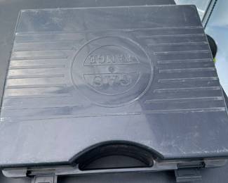 Here is the traveling case it goes in