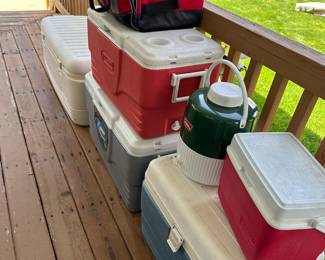 The perfect time of year for a new cooler they arranged from the size of holding a six pack up to a 40 quart!