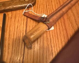 Another beautiful wooden handled knife in original sheath
