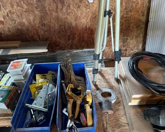 A real nice tripod and some dollar bins
