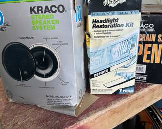 More assorted items from the garage in their original boxes!