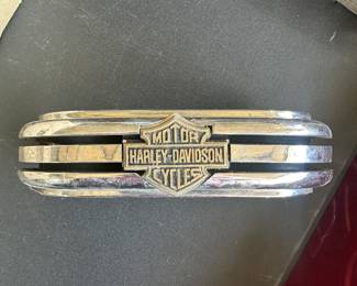 This is a great vintage Harley Davidson oil tank edging