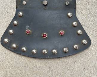 This is a vintage Harley Davidson mudflap