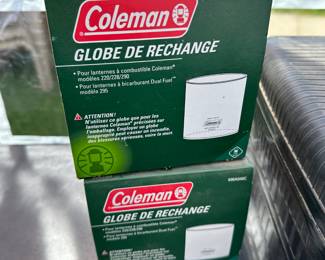 Here are some nice replacement Coleman lantern globes. Never use never out of the box.