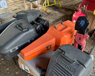 I have one chainsaw when you have five!
