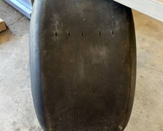 This is a very cool right front tire to a Goodyear eagle stock car specialty, using the NASCAR racing! There was no race specified for this tire!