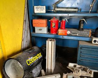 You’ll see oil, guns and oil cans at the top and a great contractor grade heater.
