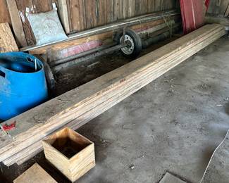 There is lots of lumber ~ many sizes and lengths! Most still have the UPC code on the end!