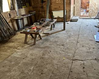 The main bar is connected to a smaller back barn with two rooms! This is the first of those two rooms