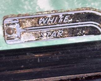 ANTIQUE ★ WHITE STAR ★ GAS STOVE: TEAL/GREEN ALL METAL BY DETROIT VAPOR CO.