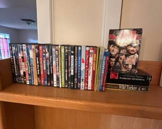 Tons of great movies, and lots of outdoor how to DVDs